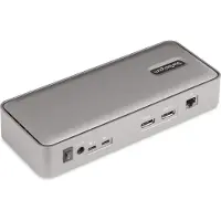 StarTech.com 129ue-usbc-kvm-dock Docking Station Argenté