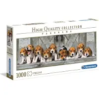 Clementoni puzzle 1000 chiens Panorama Beagles 39435