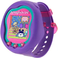 Bandai Tamagotchi Uni Virtual Pet, violet, multicolore 43352 avec ruban adhésif édition limitée 43352