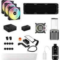 Corsair Hydro X Series Icue Link Xh405i Rgb Complete Water Cooling Kit Clair