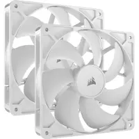 Corsair RS140 (140 mm, 2x), Ventilateur PC, Blanc