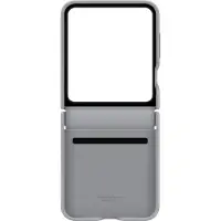 Samsung Galaxy Z Flip 6 Back Cover Similicuir Gris
