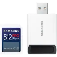 Samsung SDXC PRO Ultimate 512 Go 130 Mo/s + Lecteur USB
