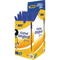 BIC Original Fine Pen 50 Units Bleu Enfants