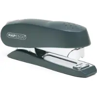 Rapesco 0238 Luna (727) Agrafeuse demi-bande avec mécanisme à ressort - 50 feuilles - noir (50 feuilles)