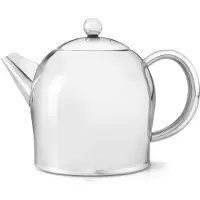 Bredemeijer Stainless Steel Santhee Glossy Teapot 1l Argenté