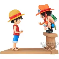 Banpresto - One Piece Figurki Monkey D. Luffy i Portgas D. Ace 8cm