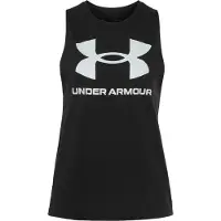 Under Armour Live Sportstyle Sleeveless T-shirt Noir S Femme