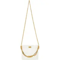 NAEMI Sac à bandoulière or / blanc