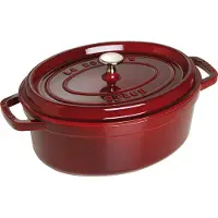 Staub Cocotte, 29 cm Grenadine-Rouge ovale Fonte La Cocotte 40509-364-0