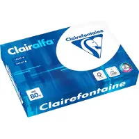 Clairefontaine Ramette 500 Feuilles Clairalfa Papier A4 80g