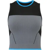 Hummel 228269 Crop Seamless Sleeveless T-shirt Noir XL-2XL Femme