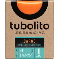 Tubolito Tubo Cargo Bike Inner Tube Orange 24´´ / 1.75-2.50