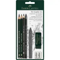 Faber-Castell Ensemble Pitt Graphite (2B, 6B, 5x)