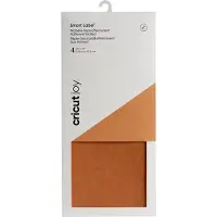 Cricut Joy Smart Labels Kraft Brown 14 cm x 30 cm Lot de 4