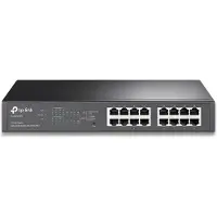 TP-LINK TL-SG1016PE, géré, couche 2, Gigabit Ethernet (10/100/1000), full duplex, alimentation par Ethernet (PoE), montage en rack