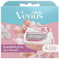 Gillette Rasoirs féminins Venus ComfortGlide Spa Breeze, lot de 4