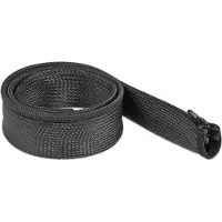 DeLOCK Manchon tressé avec fermeture éclair 50 mm résistant à la chaleur