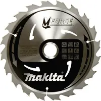 Makita M-FORCE Lame de scie circulaire pour bois 165 x 20 x 2 mm, 24 dents ( B-32007 )