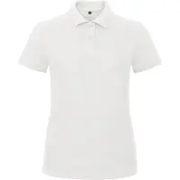 B&C PWI11 | Polo femme ID.001 /Coupe féminine - Couleur : Blanc - Taille : XL
