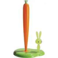 Alessi Porte-Rouleau de Cuisine Alessi Lapin & Carotte Vert 34 cm