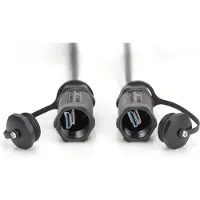 Digitus Ethernet Ak-330130-100-s Hdmi Cable 10 M Argenté