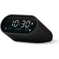 Lexon Réveil LCD Ray Clock avec thermomètre et hygromètre Noir