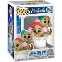 Funko POP! Pop! Disney Cinderella - Figurki Jaq i Gus, Winylowe, Oficjalny Produkt