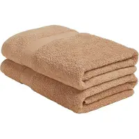 Yumeko - Serviette de douche - Coton - 70x140 - Beige