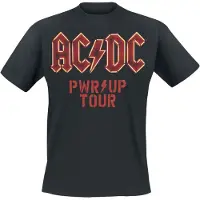 AC/DC T-Shirt Manches courtes de - PWR UP - Tourshirt 24 - S - 5XL - pour Homme - noir - Taille XXL