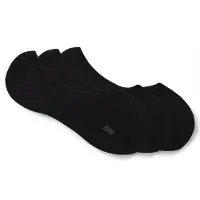 BOSS Lot de trois paires de chaussettes invisibles en coton mélangé