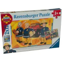 Ravensburger 2 x 12 pièces Kinder Puzzle Sam le pompier en action 07584
