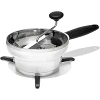 Oxo Good Grips – Moulin à légumes - Presse-purée en inox - Gris et blanc