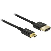 DeLOCK - Câble fin Micro HDMI vers HDMI - 2.0 - 4.5 m