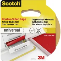 3M 7100175298 universal doppelseitiges Klebeband 50,0 mm x 20,0 m, 1 Rolle