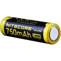 Nitecore NL1475R 750mAh 3.6Volt + connexion Micro USB
