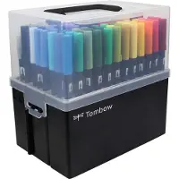 Tombow ABT Dual Brush Pen Box Case ensemble de 108