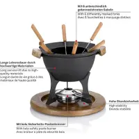 kela Pays, Set à fondue, Noir