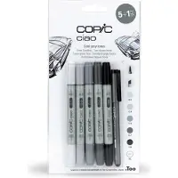 Copic Tonalités de gris (6x)
