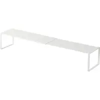 Yamazaki - Etagère à chaussures extensible gain de place Frame - Blanc
