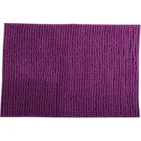 MSV Tapis de bain Microfibre CHENILLE 40x60cm Violet