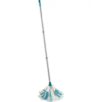 Leifheit - Balai électrique 3 En 1 52119 Turquoise/gris/blanc