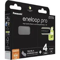 Panasonic ENELOOP PRO AAA 930mAh Lot de 4 piles + boîte
