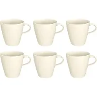 Villeroy & Boch Tasses à Café Villeroy & Boch Manufacture Rock Blanc Avec Anse (6-Pièces)