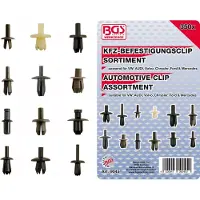Bgs Assortiment de clips de fixation automobile pour VW / Audi / Volvo / Chrysler / Ford / Mercedes-Benz 350pcs - 9045