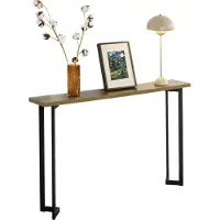 SoBuy Table d'entrée - Moderne - Max. 50 kg - 120 x 20 x 75 cm - Moderne