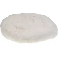 Beliani Lit Pour Animal Kulu Fourrure Synthétique Blanc Cassé