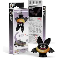 Eugy 3D Bastelset Fledermaus (Miniatur-Tierfigur, aus Wellkarton) 650093