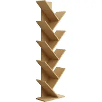 VCM Étagère de rangement en bois, bibliothèque, étagère décorative, étagère Nulis XL