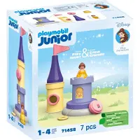 Playmobil 71458 1.2.3 & Disney : Tour de jeu de Belle avec mélodie TOUR DE JEUX